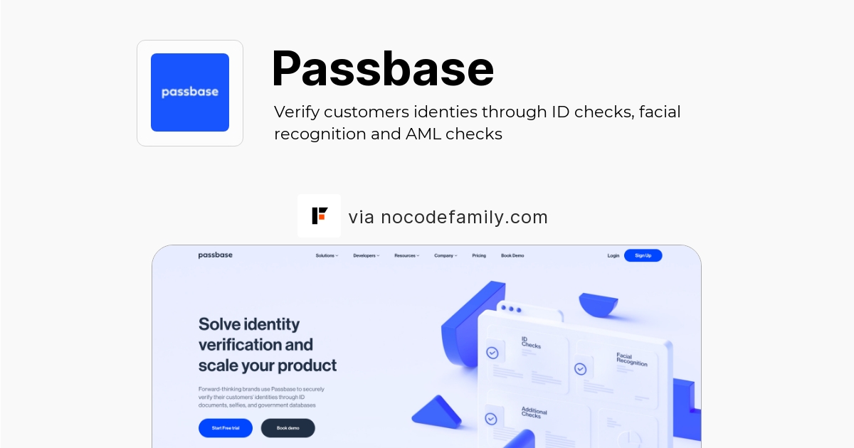 Passbase no code pricing 2024